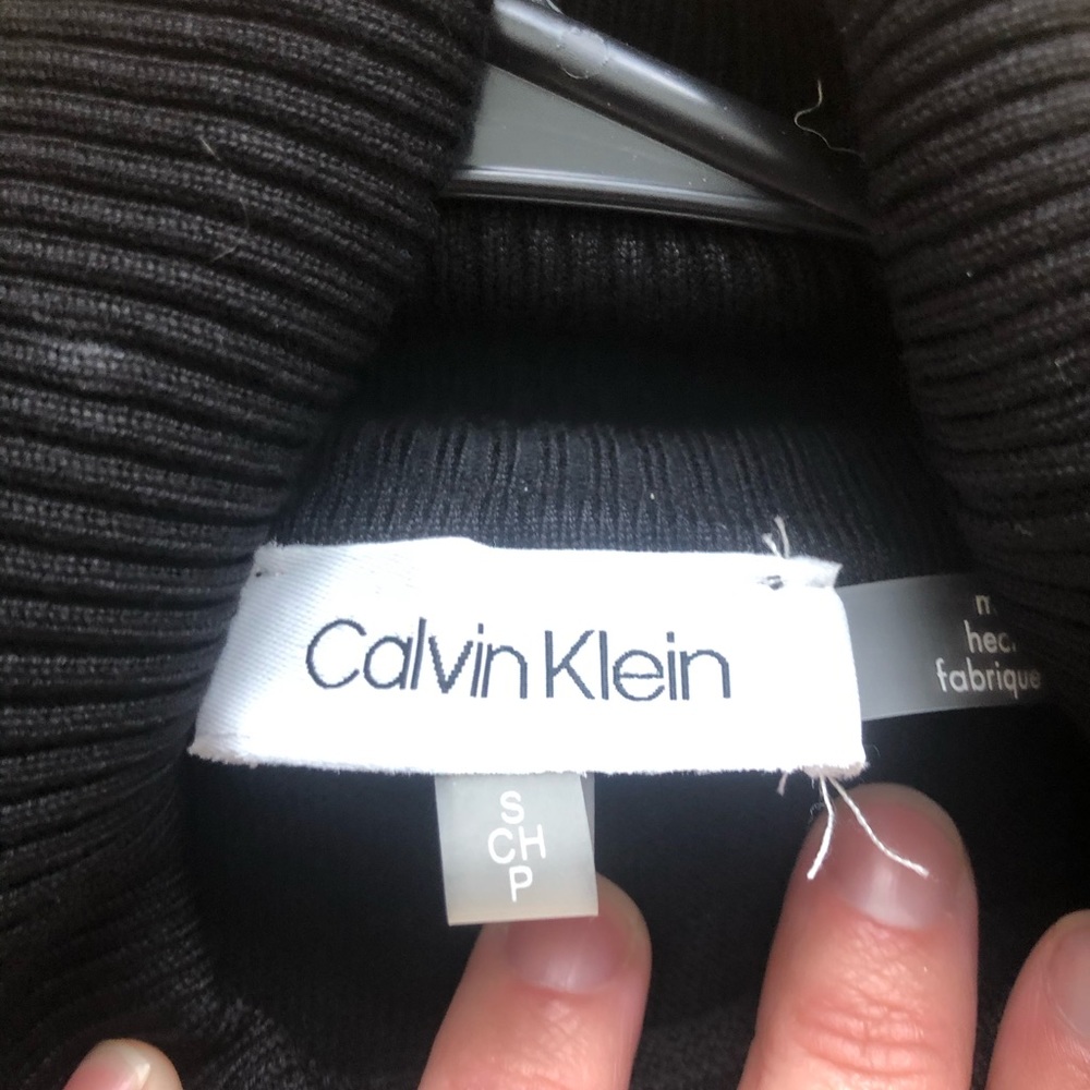 Calvin Klein Black turtleneck - Picture 2 of 3